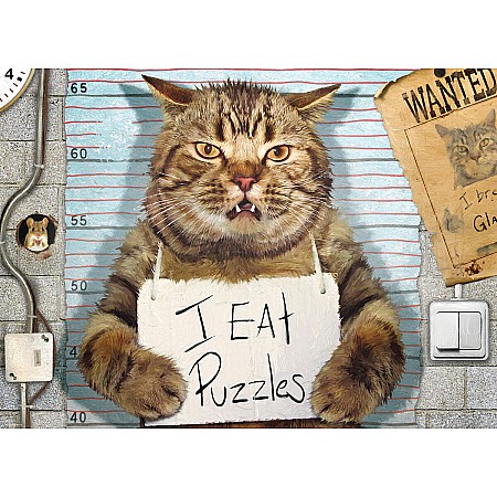 Feline Felon 500-Piece Puzzle (Small box)