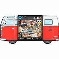 VW Tin Road Trip 550 Pc Puzzle