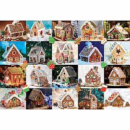 Gingerbread House 550-Piece Puzzle