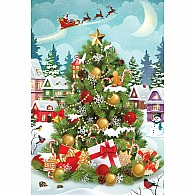  550 pc Christmas Tree Tin puzzle 