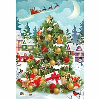  550 pc Christmas Tree Tin puzzle 