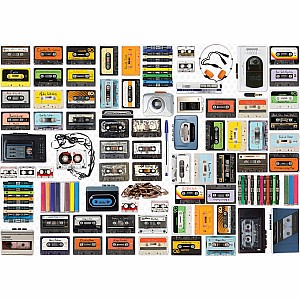 Cassette Player Shaped Tin puzzle (550 pc)