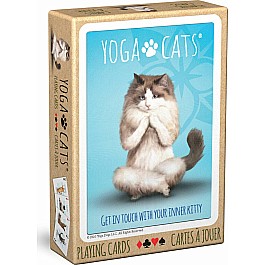 Yoga Cats and Yoga Dogs Playing cards