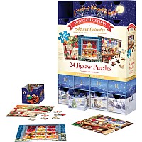 Merry Christmas advent calendar - jigsaw puzzles