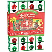 Christmas Dogs advent calendar - jigsaw puzzles