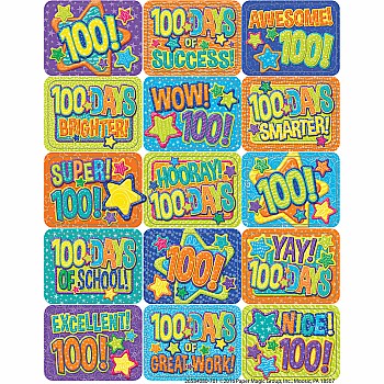 Color My World 100 Days Stickers - Success