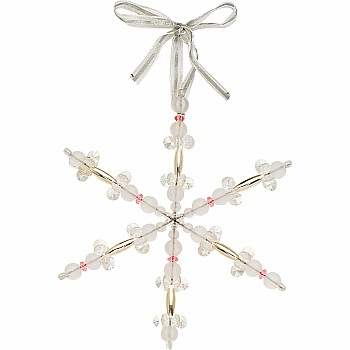 Beaded Snowflake Ornaments