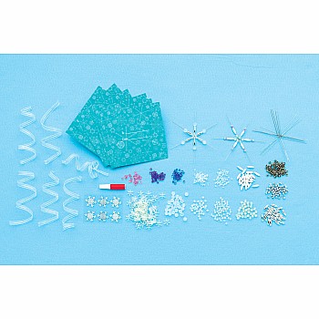 Beaded Snowflake Ornaments