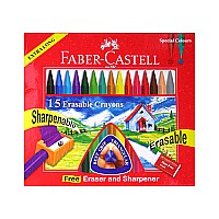 15 ct Erasable Crayons, washable