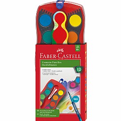Faber-Castell - Connector Paint Box (12 Count) - Premium Art Supplies For Kids