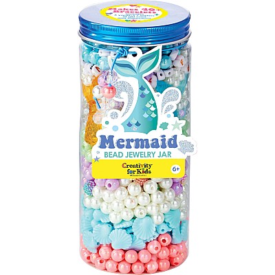 Mermaid Bead Jewelry Jar (assorted)