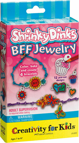 Shrinky Dinks Friends Fashion & Fun Craft Set 40 Designs Color Bake & Shrink