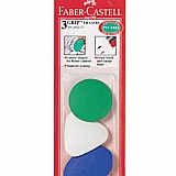 3 ct GRIP Erasers, blister card
