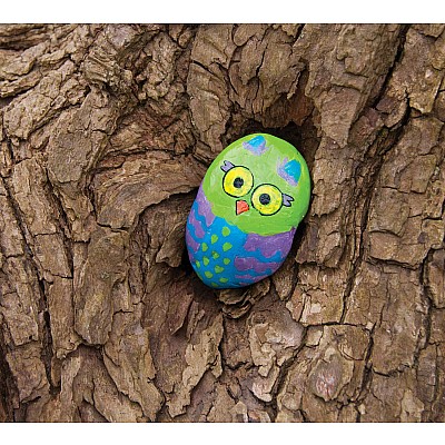 Hide & Seek Rock Painting Kit (weight varies due to natural rocks)