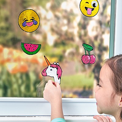 Emoji Window Art