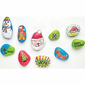 Holiday Hide And Seek Rock Painting Kit