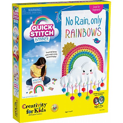 Quick Stitch Banner  -  Rainbow