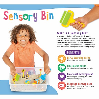 Sensory Bin Construction Zone