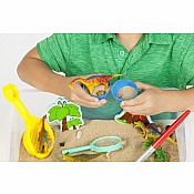 Sensory Bin Dinosaur Dig