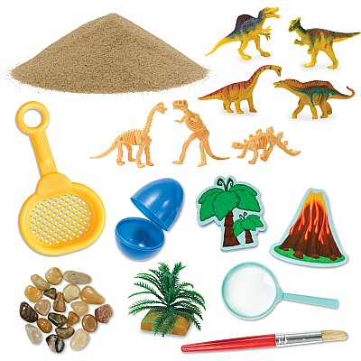 Sensory Bin Dinosaur Dig