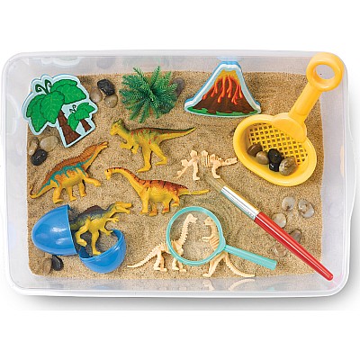 Sensory Bin Dinosaur Dig