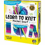 Learn To Knit Pocket Scarf