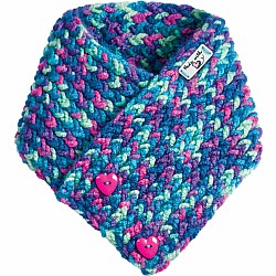 Quick Knit Button Scarf