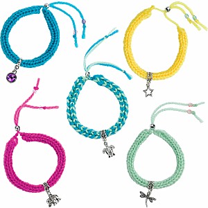 Quick Knit Charm Bracelets