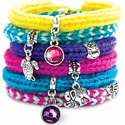 Quick Knit Charm Bracelets