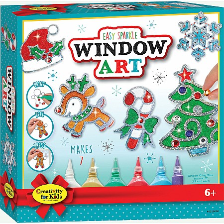 Holiday Easy Sparkle Window Art