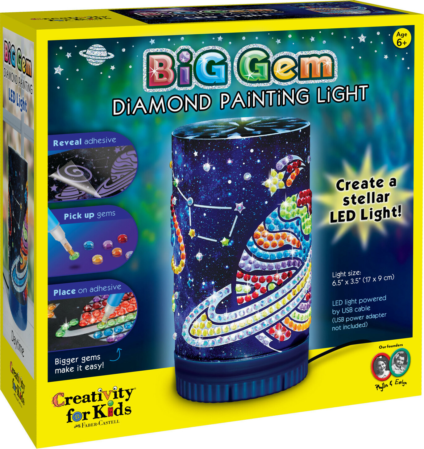 Big Gem Diamond Painting Light - Mary Arnold Toys