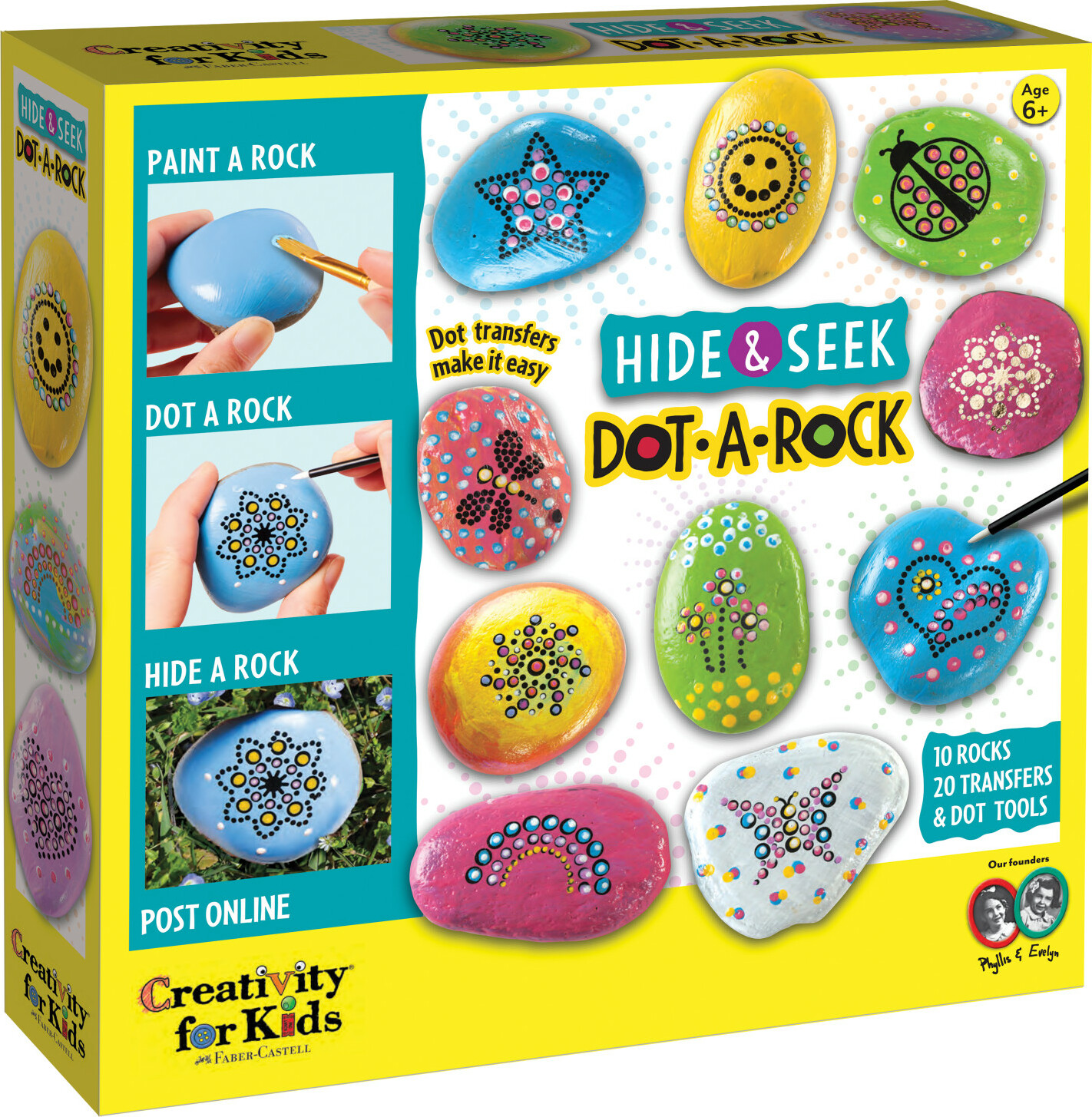 Hide & Seek Dot-a-Rock Painting Kit - Imagination Toys