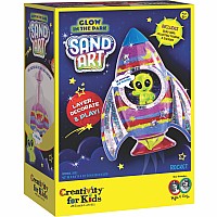 Glow In The Dark Sand Art Rocket Ship