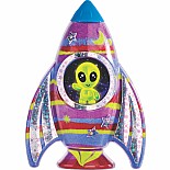 Glow In The Dark Sand Art Rocket Ship