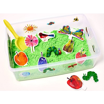 The Very Hungry Caterpillar Sensory Bin