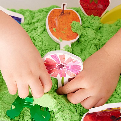 The Very Hungry Caterpillar Sensory Bin