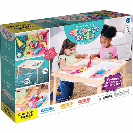 Deluxe Activity Sensory Table Ice Cream Shop