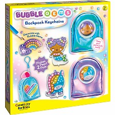 Bubble Gems Backpack Keychain Kit