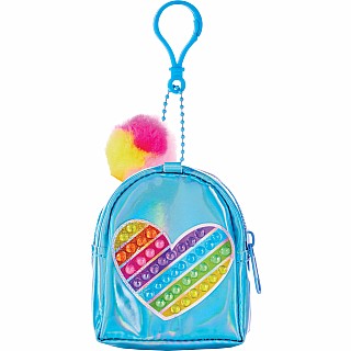 Bubble Gems Backpack Keychains