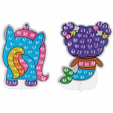 Bubble Gems Backpack Keychain Kit