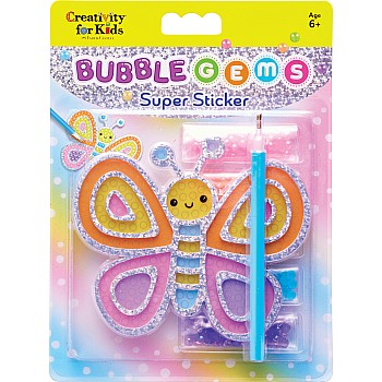 Bubble Gems Super Sticker, Butterfly