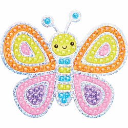 Bubble Gems Super Sticker, Butterfly