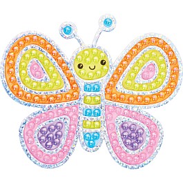 Bubble Gems Super Sticker Butterfly