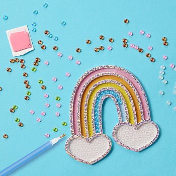 Bubble Gems Super Sticker, Rainbow