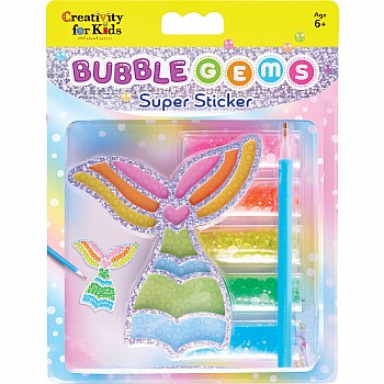 Bubble Gems Super Sticker Mermaid