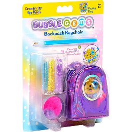 Bubble Gems Keychain Puppy Dog