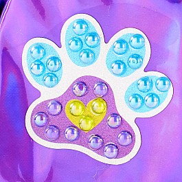 Bubble Gems Keychain Puppy Dog