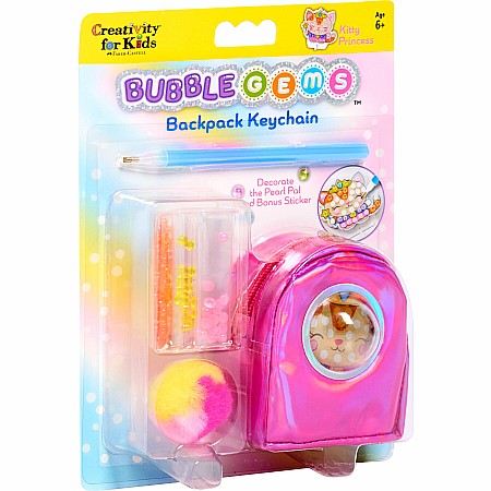 Bubble Gems Keychain Kitty Princess