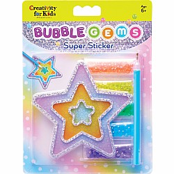 Bubble Gems Super Sticker, Star