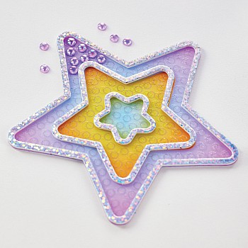 Bubble Gems Super Sticker, Star